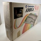 Vintage Commodore Amiga 500 Computer System In Box W mouse - Not Tested Turns On