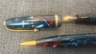 1930-50   s Vintage Conway Stewart Dinkie 550 Fountain Pen And Pencil Set In Blue