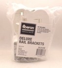 Fiberon Bkt19 D 4 Pk Wh Armorguard Deluxe White Plastic Line Rail Hardware Kit