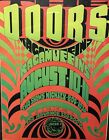 The Doors - Orig  1967 Crosstown Bus Boston Concert Poster Unknown Variant 18x22