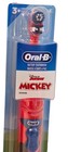 Oral-b Kids Disney Mickey Mouse Battery Powered Toothbrush Soft Bristles 3  Nip