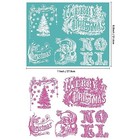 Christmas Tree Silkscreen Stencil - Self-reusable 8 5x11 Inch - 1pcs  i 