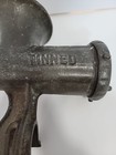 Vintage Enterprise  10 Tinned Meat Chopper With Full Clamp And Wood Handle