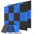 12 96 Pack 12 x12 x1  Acoustic Foam Panel Wedge Studio Soundproofing Wall Tiles
