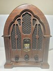 Vintage Ge Cathedral Am fm Radio Model 7-4100ja Reproduction 1920 s Working