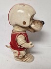 Vintage 1977 Creative Mfg Football Player Dog Plastic Bank