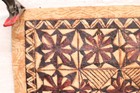 Vtg Tapa Bark Cloth Tonga Samoa Hawaiian Tiki Folk Art Fiji Polynesian 30 x11 