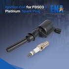Ena Dg508 Ignition Coils And Sp479 Spark Plugs For 5 4 V8 Compatible With Lin   
