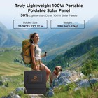 Ultralight 7 98lbs Portable Solar Charger Fit Jackery Ecoflow Bluetti Anker