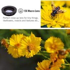Apexel  Cell Phone Camera Lens Kit Wide Angle  Universal Clip For Iphone Android