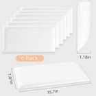Anti-impact Wall Liner  White Strip And Paste Headboard Pack  Self-adhesive