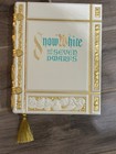 Disney Snow White And The Seven Dwarfs Lined Journal White gold