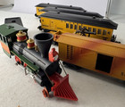 Rare American Flyer S Gauge Franklin Frontier 6 Pc  Overland Set W cannon   More
