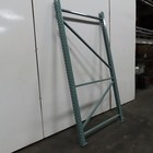 48 x 8 x 3 x3 teardrop Pallet Racking Upright Leg 23 900lbs Cap New Welded Green