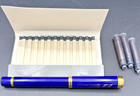 Waterman Concorde Fountain Pen 18k Gold Nib Air France Blue Vintage
