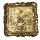 Vintage Florentine Gold Gilt Table Top Mcm Hollywood Regency Italy No Legs 12 5