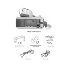 Uniden-um385 25 Watt Fixed Mount Class D Submersible Vhf Marine Radio