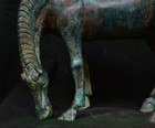 12  Old Chinese Bronze Ware Fengshui 12 Zodiac Year Horse Statue Sculpture