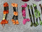 Crochet Lot 11 Thread Spools Spring Tension Cork Crochet Books Floss Threads