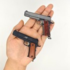 1911 Kimber Pistol Keychain Guns Shape Model Pendant Metal Kychain Gift For Man