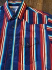 Vintage 90s Wrangler Pearl Snap Brushpopper Western Shirt Mens Size L Rare Color