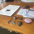 Antique Vintage Junk Drawer Lot-jewelry  Coins  Card Lot-amazing  