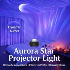 Aurora Projector Galaxy Star Night Light Led Lamp For Bedroom Ceiling Decor Us