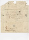 Brazil Stampless Cover 30 Sep 1836 Bahia Straight Line - 160  70 Reis