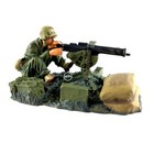 1 30 Scale Diecast King   Country Wwii Iwo Jima Us Marine 30cal Machine Gunner