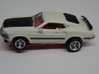 Aurora Tjet  Nu-rora 69 Mustang Mustang Mach 1 In White With Black Stripes