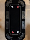 3 In 1 Casino Game Tri-fold Table W case Felt Holdem Poker Roulette Blackjack