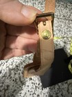 Louis Vuitton Leather Luggage Tag With Strap Monogrammed  h k 