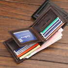 Men s Bifold Leather Wallets Id Credit Card Holder Coin Purse Pocket Wallet Gift