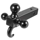 For Honda Ridgeline Trailer Tri Ball Mount Receiver Hitch Tow Hook 2   Class 3 4