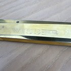 Vintage Wiss Inlaid Steel Forged No  2182 Gold Plated Scissors Shears Usa 1966
