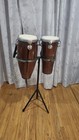 Vintage Professional  Mini Conga Drums  Play On Stand Or Straps