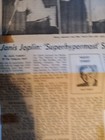 Janis Joplin 1969 Newspaper Article Singer Of The Now Generation 