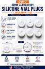 4000pcs 10ml Clear Glass Headspace Vials 20mm Crimp Top Aluminum Seals Beveled