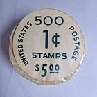 1299 1c Jefferson Sealed Coil Of 500 Face 5 00 Free Shipping