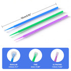 400 Cepillos Flexibles Dentales Desechables Micro Aplicador De Puntas Regulares