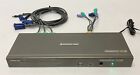 Iogear Miniview Ultra  8 Port Vga Kvm Switch Gcs1808 Ps 2 Usb Combo Kvmp Switch