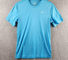Reebok Training Moisture-wicking Tech T-shirt Men s S Bold Cyan Crew Neck S s