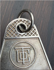 Very Rare Vintage Tiffany   Co Heavy 42g Sterling Silver Hotel Tag Key Ring Ny