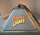 Vintage 2001 Coors Light Pool Table Swag Light Original  Bulb Socket 16  X 10 