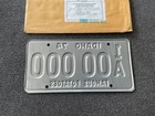 Rare 1974 Idaho Sample License Plate Original With Envelope Never Used