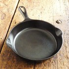 Vintage Griswold Cast Iron Skillet Frying Pan   3 Large Block Logo - Ironspoon