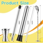 Zpufaw 5pcs Set Straw Puncher For Lemonade Plastic Lids Cups Medium  Natural 