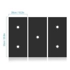 3pcs Gas Range Stove Top Burner Cover Protector Reusable Liner Clean Non-stick