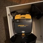 Physio-control Lifepak Cr Plus Aed Defibrillator W  Wall Cabinet  Case  Mask