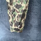Vintage Cabela s Goose Down Duck Camo  Snow hunting Bib Overalls Mens Large